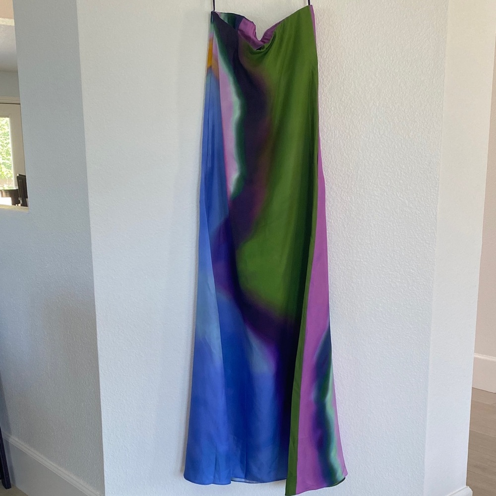 NWT Christopher Esber Aura Strapless Silk Maxi Dress - Picture 4 of 6